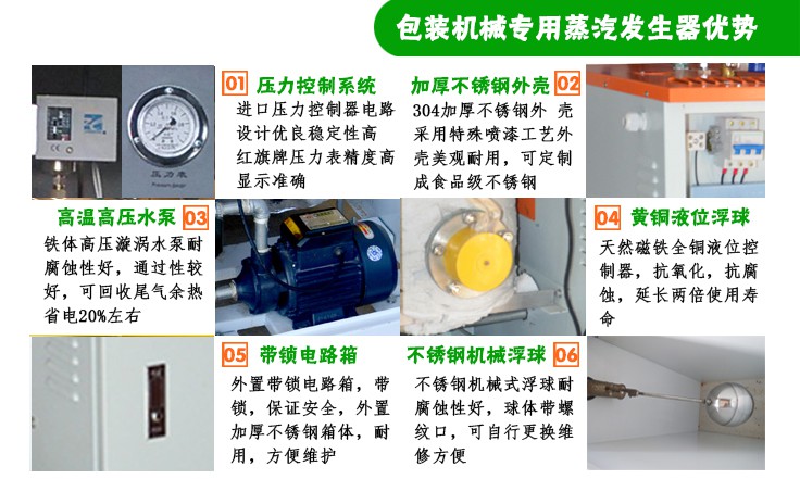 12-24kw机械包装小型蒸汽发生器细节 12-24kw机械包装小型蒸汽发生器细节