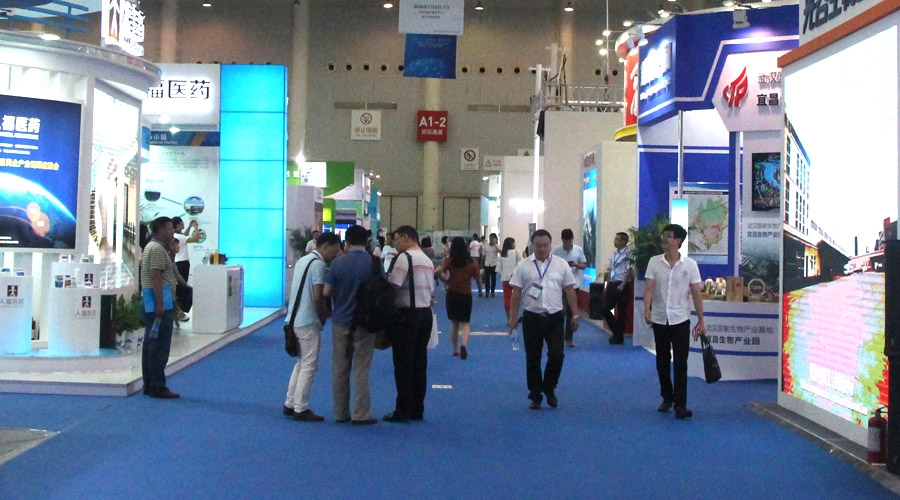 第九届中国生物产业大会现场 第九届中国生物产业大会现场