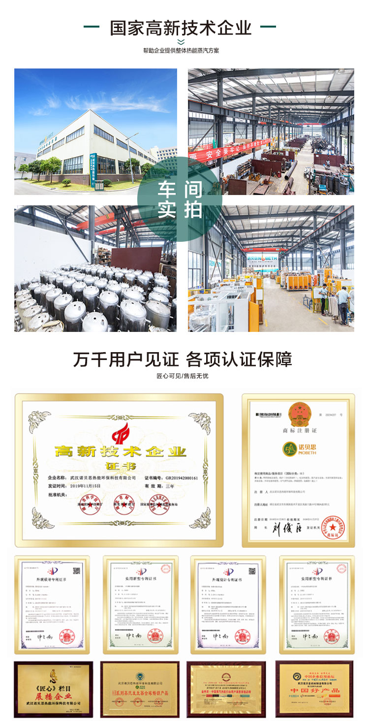 600℃可定制过热蒸汽发生器车间厂房